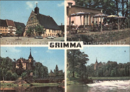 72551682 Grimma Rathaus HOG Gottersburg Kettenbruecke Muldenwehr Grimma - Grimma