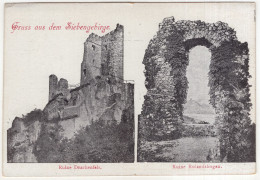 Gruss Aus Dem Siebengebirge: Ruine Drachenfels & Ruine Rolandsbogen  - (Deutschland) - Remagen