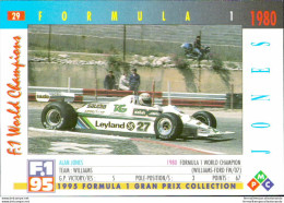 Bh29 1995 Formula 1 Gran Prix Collection Card Jones N 29 - Kataloge