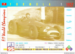 Bh7 1995 Formula 1 Gran Prix Collection Card Fangio N 7 - Cataloghi