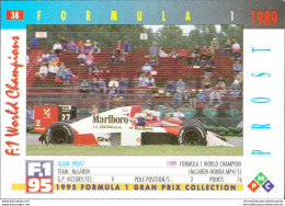Bh38 1995 Formula 1 Gran Prix Collection Card Prost N 38 - Catalogues