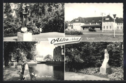AK Altenahr, Im Stadtpark, Bahnhof, An Der Werse, Der Bergmann  - Autres & Non Classés