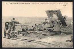CPA La Nouvelle Artillerie Lourde Francaise, Schwerer Französischer Mörser  - Autres & Non Classés