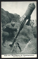 CPA Tafel XII: Wurfapparat Für Torpedogranaten, Artillerie  - Other & Unclassified
