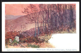 Künstler-AK Edward Harrison Compton: Hameau, Landschaft Im Spätherbst, Verlag Philipp + Kramer Nr. XIX /3  - Autres & Non Classés