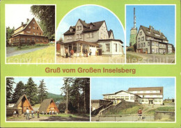 72550722 Grosser Inselsberg Haus Am Reitstein HO Gaststaette Stadt Gotha Berggas - Autres & Non Classés