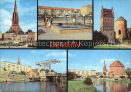 72550655 Demmin Mecklenburg Vorpommern Markt Bartholomaeuskirche Springbrunnen L - Demmin