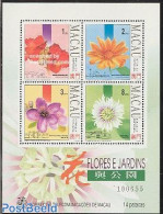 Macao 1993 Flowers And Gardens S/s, Mint NH, Nature - Flowers & Plants - Gardens - Ongebruikt