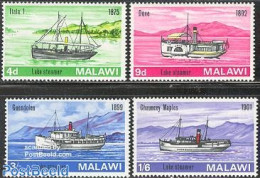 Malawi 1967 Old Steamers 4v, Mint NH, Transport - Ships And Boats - Bateaux