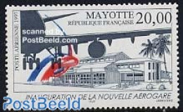 Mayotte 1997 New Airport 1v, Mint NH, Transport - Aircraft & Aviation - Avions