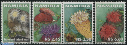 Namibia 2001 Sea Anemones 4v, Mint NH, Nature - Namibië (1990- ...)