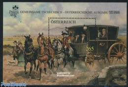 Austria 2008 WIPA 08 S/s, Joint Issue Czech Rep., Mint NH, Nature - Transport - Various - Horses - Coaches - Joint Iss.. - Nuevos