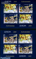 Romania 2009 Europa, Astronomy 2 S/s, Mint NH, History - Science - Europa (cept) - Astronomy - Unused Stamps