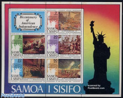 Samoa 1976 American Bi-centenary S/s, Mint NH, History - Transport - History - US Bicentenary - Ships And Boats - Bateaux