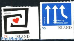 Iceland 2006 Europa 2v S-a (from Booklets), Mint NH, History - Europa (cept) - Art - Poster Art - Unused Stamps