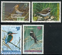 Luxemburg 1993 Birds 4v, Mint NH, Nature - Birds - Kingfishers - Neufs