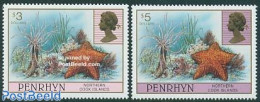 Penrhyn 1994 Definitives 2v, Mint NH, Nature - Penrhyn