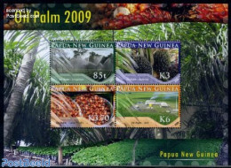 Papua New Guinea 2009 Oil Palm 4v M/s, Mint NH, Nature - Trees & Forests - Rotary Club