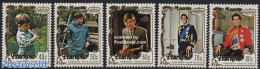 Penrhyn 1981 Int. Year Of Disabled People 5v, Mint NH, Health - History - Int. Year Of Disabled People 1981 - Charles .. - Handicap