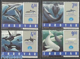 Faroe Islands 1998 International Ocean Year 4v, Mint NH, Nature - Sea Mammals - Autres & Non Classés
