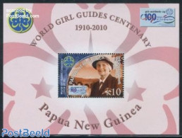 Papua New Guinea 2010 Girl Guides Centenary S/s, Mint NH, Sport - Scouting - Papouasie-Nouvelle-Guinée