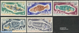 French Antarctic Territory 1971 Fish 5v, Mint NH, Nature - Fish - Unused Stamps