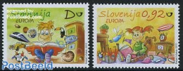 Slovenia 2010 Europa, Childrens Books 2v, Mint NH, History - Nature - Transport - Europa (cept) - Shells & Crustaceans.. - Mundo Aquatico