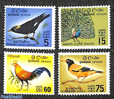 Sri Lanka (Ceylon) 1966 Birds 4v, Mint NH, Nature - Birds - Poultry - Sri Lanka (Ceylon) (1948-...)