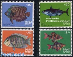Sri Lanka (Ceylon) 1972 Fish 4v, Mint NH, Nature - Fish - Fishes