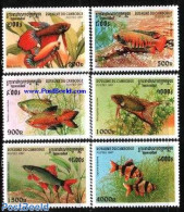 Cambodia 1997 Tropical Fish 6v, Mint NH, Nature - Fish - Fishes