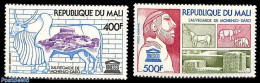 Mali 1976 Mohenjo Daro, UNESCO 2v, Mint NH, History - Archaeology - Unesco - Archéologie