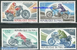 Mali 1976 Motor Cycles 4v, Mint NH, Transport - Motorcycles - Motorfietsen