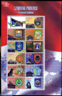 Indonesia 2010 Provincial Emblems 11v M/s, Mint NH, History - Coat Of Arms - Indonesia