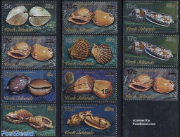 Cook Islands 1978 Shells Overprints 11v, Mint NH, Nature - Shells & Crustaceans - Meereswelt