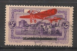 GRAND LIBAN - 1928 - Poste Aérienne PA N°YT. 27 - Avion 5pi Violet - Oblitéré / Used - Usati