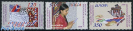 Nagorno-Karabakh 2008 Europa, The Letter 3v, Mint NH, History - Various - Europa (cept) - Post - Textiles - Correo Postal