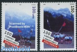 Albania 2007 Scouting Centenary, Europa 2v, Mint NH, History - Sport - Europa (cept) - Mountains & Mountain Climbing -.. - Escalade