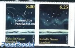 Greenland 2009 Europa, Astronomy 2v S-a, Mint NH, History - Science - Europa (cept) - Astronomy - Unused Stamps