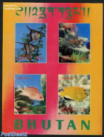 Bhutan 1969 Fish S/s, Mint NH, Nature - Various - Fish - 3-D Stamps - Poissons
