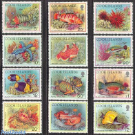 Cook Islands 1992 Definitives, Reefs 12v, Mint NH, Nature - Fish - Fische