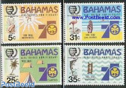 Bahamas 1985 Int. Youth Year 4v, Mint NH, Nature - Sport - Various - Birds - Fish - Shells & Crustaceans - Scouting - .. - Fishes