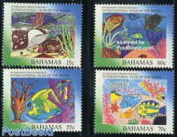 Bahamas 1997 Coral Reefs 4v, Mint NH, Nature - Fish - Poissons