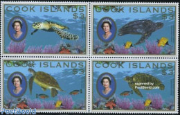 Cook Islands 2007 Definitives, Turtles 4v [+], Mint NH, Nature - Fish - Reptiles - Turtles - Fishes