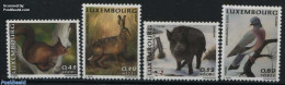 Luxemburg 2001 Welfare, Animals 4v, Mint NH, Nature - Animals (others & Mixed) - Birds - Rabbits / Hares - Neufs