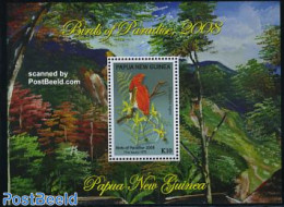 Papua New Guinea 2008 Paradise Birds S/s, Mint NH, Nature - Birds - Papua-Neuguinea