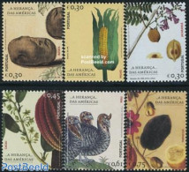 Portugal 2007 Heritage From America 6v, Mint NH, Health - Nature - Food & Drink - Birds - Poultry - Unused Stamps