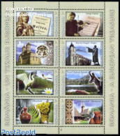 Romania 2009 Romania, A European Treasure 8v M/s, Mint NH, Nature - Performance Art - Religion - Animals (others & Mix.. - Unused Stamps