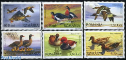 Romania 2007 Ducks & Goose 6v, Mint NH, Nature - Birds - Ducks - Ungebraucht