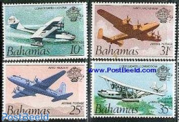 Bahamas 1983 Aviation Bicentenary 4v, Mint NH, Transport - Aircraft & Aviation - Vliegtuigen