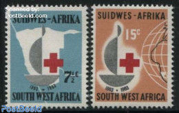 South-West Africa 1963 Red Cross Centenary 2v, Mint NH, Health - Red Cross - Cruz Roja
